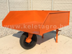 Transport container 130 cm, rear mounted wheels - Implements - Transport and Loader Implements